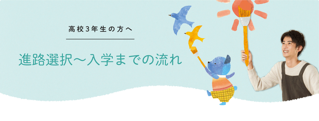 進路選択～入学までの流れ